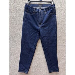 Banana Republic Jeans Women's 6 (28x26) Blue Denim‎ High Rise Straight Leg Ankle